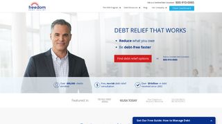 Freedom Debt Relief: Home Page