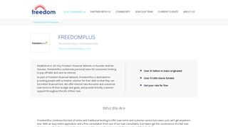 FreedomPlus | Freedom Financial Network