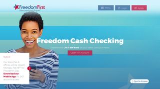 Freedom First Credit Union: Personal Banking