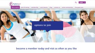 Options to join - Maidstone - Freedom Leisure