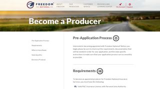 Become a Producer - Freedom National