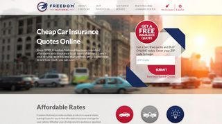 Freedom National | Cheap Car Insurance Quotes Online