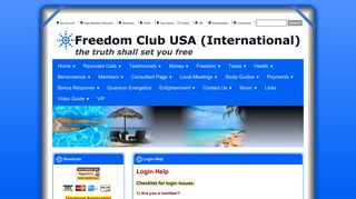 Freedom Club USA - Login