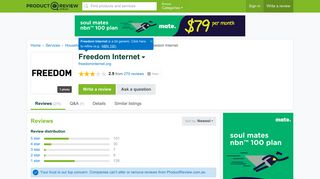 Freedom Internet Reviews - ProductReview.com.au