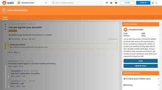 Can you log into your account? : freedommobile - Reddit