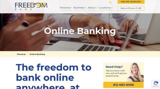 Online Banking Freedom Bank