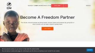 Become a Freedom Partner | International Justice Mission