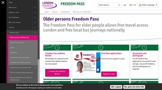 Older persons Freedom Pass | London Councils