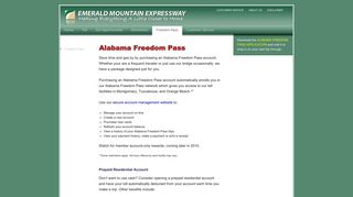 Emerald Mountain Expressway » Freedom Pass