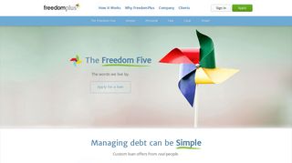 Fast and Easy Online Personal Loans | FreedomPlus®