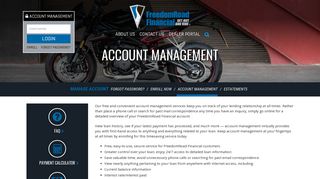 Account Management | Freedom Road Financial | Oak Brook, IL ...