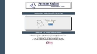 Freedom United Federal Credit UnionE-Service Login