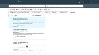 3 Freedom Trail Realty School Inc Jobs | LinkedIn