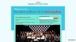 Freedom At Home Team - Training Site