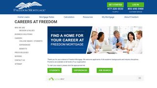 Careers and Employment at Freedom Mortgage