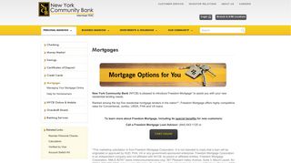 Mortgages - New York Community Bank