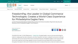 FreedomPay, the Leader in Global Commerce Technologies, Creates ...
