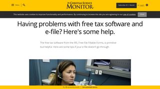 Having problems with free tax software and e-file? Here's some help ...