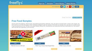 Food Free Samples, FreeFlys : Freeflys