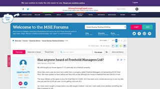 Has anyone heard of Freehold Managers Ltd? - Page 2 ...