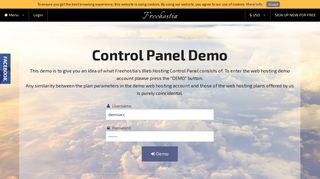FreeHostia Web Hosting Control Panel Demo | Freehostia.com