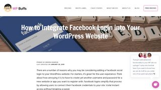 How to Integrate Facebook Login into Your WordPress Website