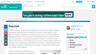 What is freemail? - Definition from WhatIs.com - SearchMicroservices