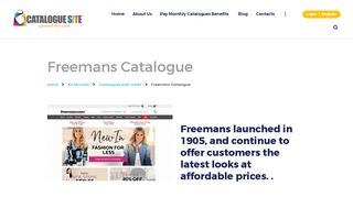 Freemans Catalogue – Catalogue Site