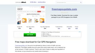 Freemapsupdate.com website. Free maps download for Car GPS ...