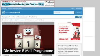 Die besten kostenlosen E-Mail-Clients | heise Download