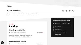 Westfield Bondi Junction Parking | Parking Rates & Fees