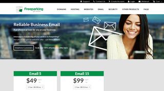 Reliable NZ Based Email Hosting | Business Email | Freeparking