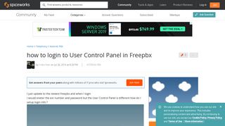 how to login to User Control Panel in Freepbx - Asterisk PBX ...