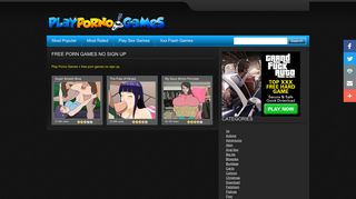 Free Porn Games No Sign Up - PlayPornoGames