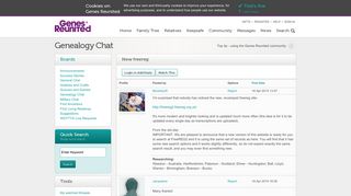 New freereg - Genealogy Chat - Boards - Genes Reunited