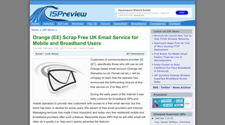 Orange (EE) Scrap Free UK Email Service for Mobile and Broadband ...
