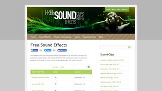 Free Sound Effects | SoundBible.com