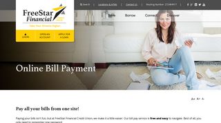 Online Bill Payment - FreeStar Financial Credit Union