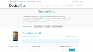 Freetel Priori 3 LTE / Plus One FTU152A | DeviceAtlas