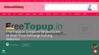 FreeTopup.in Complete Review:Scam Or Real? Free Recharge ...