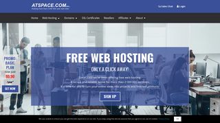 Free Web Hosting for Life, Free Domains, Easy Website Builder