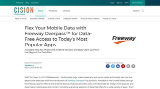 Flex Your Mobile Data with Freeway Overpass™ for Data-Free Access ...