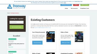 Existing Customers - Freeway Insurance