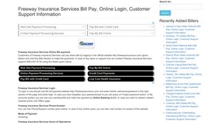Freeway Insurance Services Bill Pay, Online Login, Customer Support ...