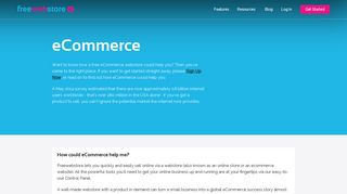 eCommerce by Freewebstore