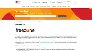 Freezone FAQ | iiHelp
