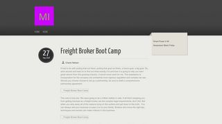 Freight Broker Boot Camp - Microchipfault.com