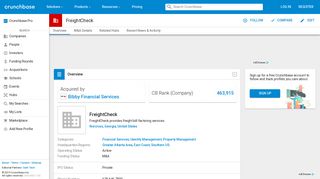 FreightCheck | Crunchbase