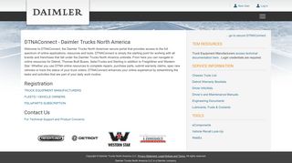 DTNAConnect - Daimler Trucks North America - Freightliner Trucks