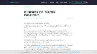 Introducing the Freightos Marketplace | Freightos